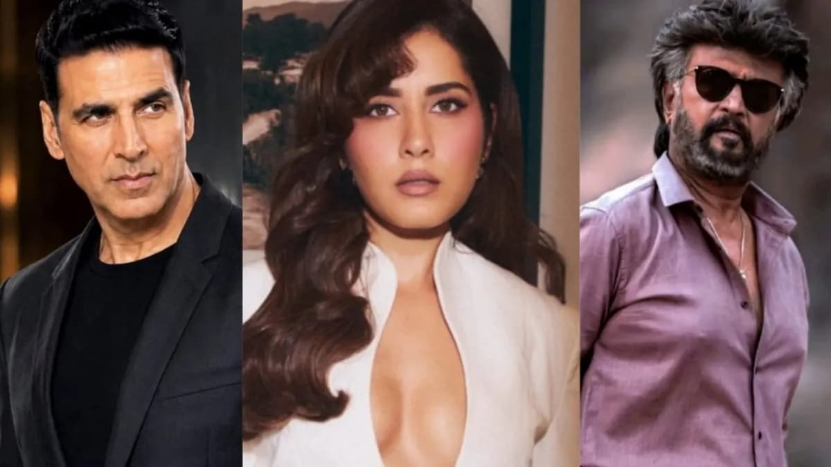 Raashii Khanna's Star-Studded Lineup With Rajinikanth
